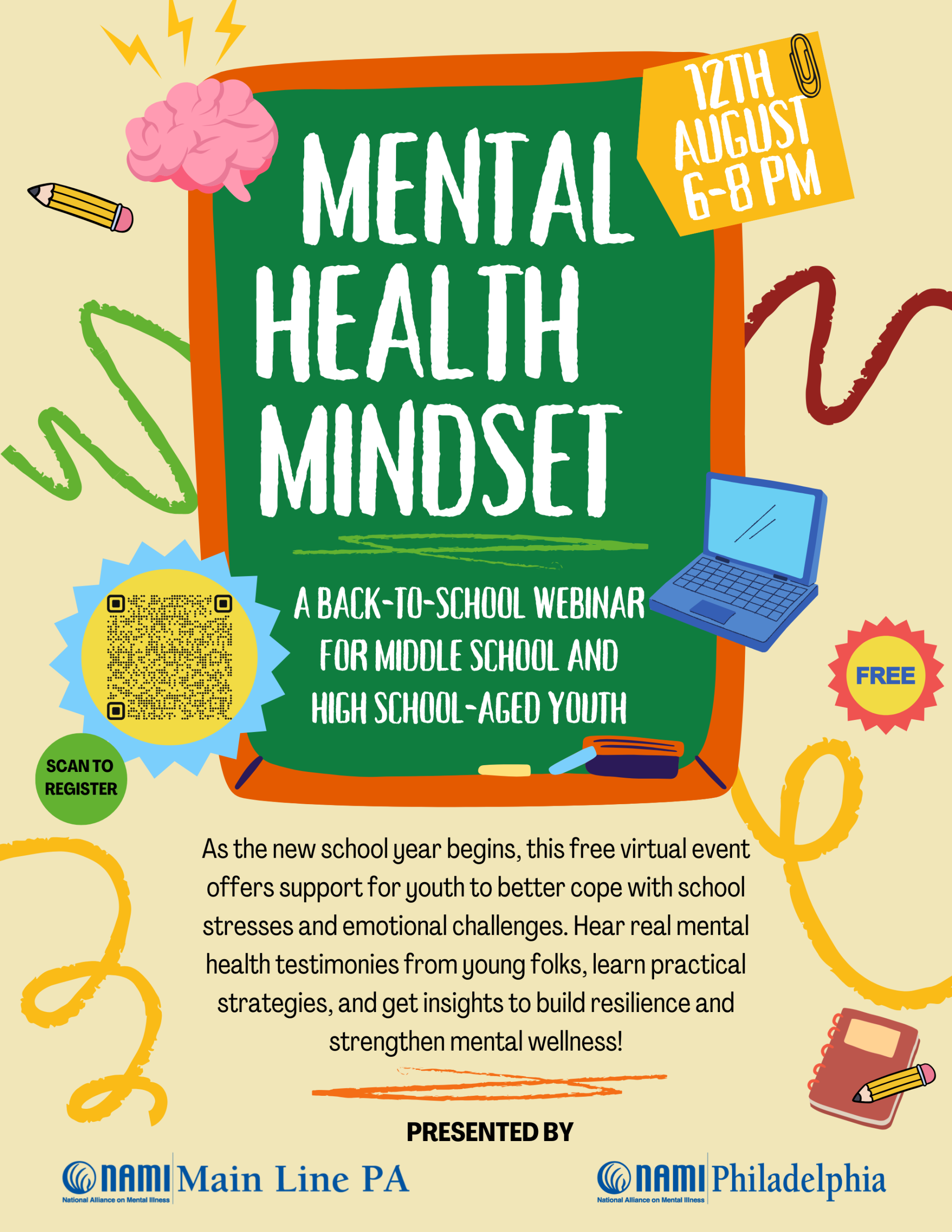 Mental Health Mindset Flyer