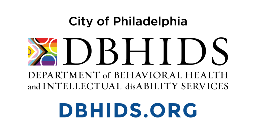 DBHIDS logo with LGBTQIA+ flag embedded