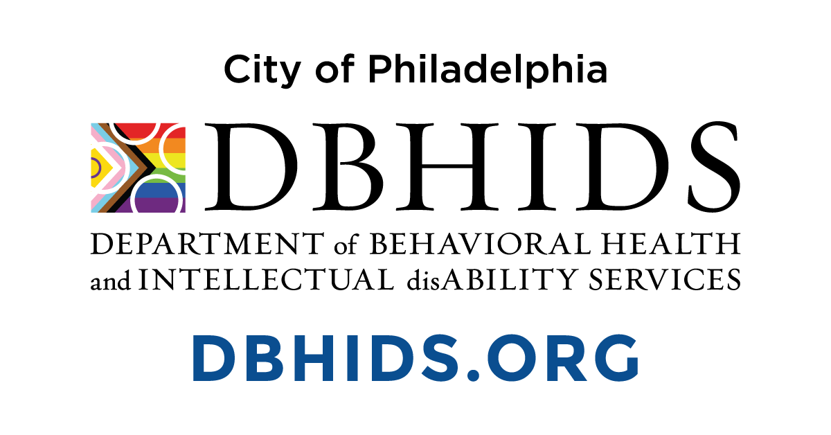 DBHIDS logo with LGBTQIA+ flag embedded